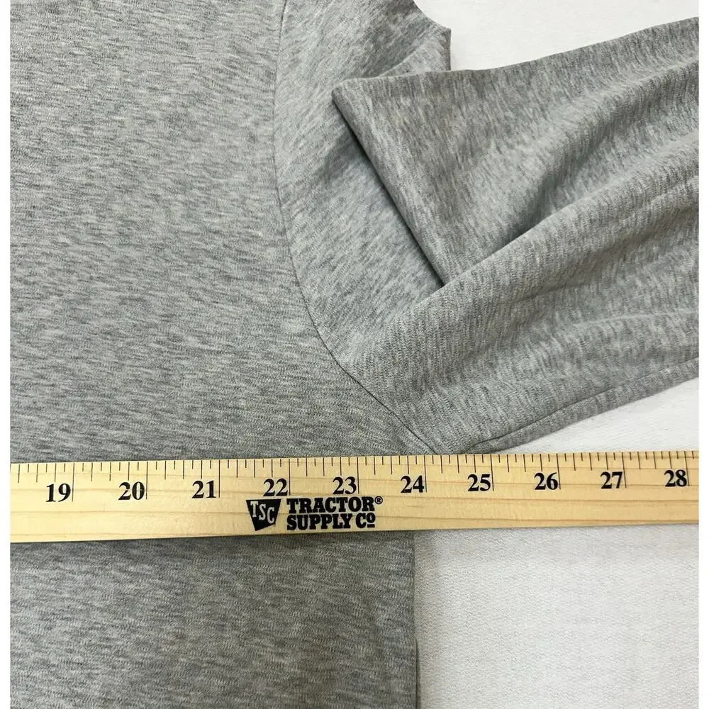 Polo Ralph Lauren Shirt Mens XL Grey Heathered Long Sleeve Crew Neck Lightweight